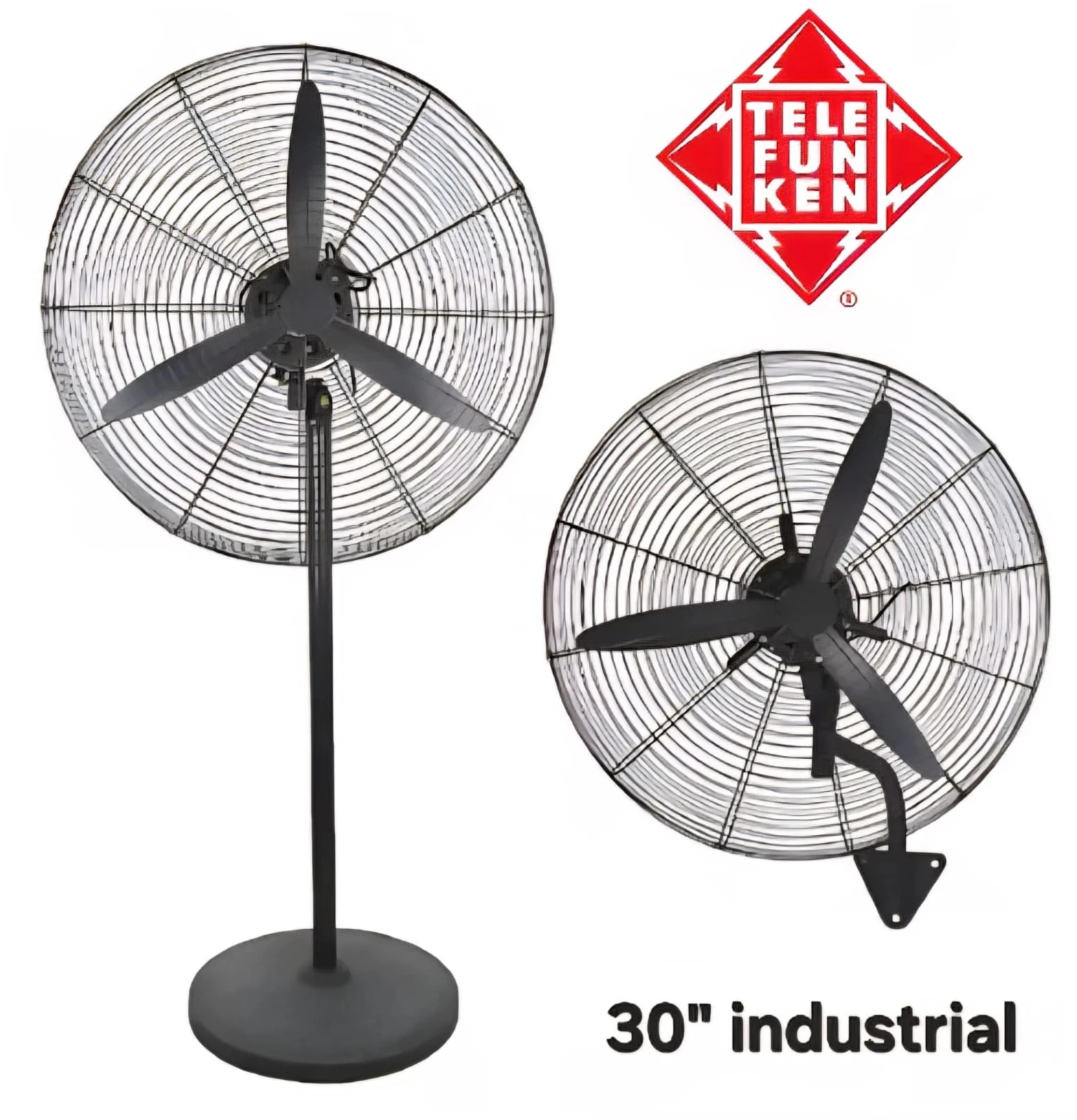 VENTILADOR INDUSTRIAL TELEFUNKEN 30" 