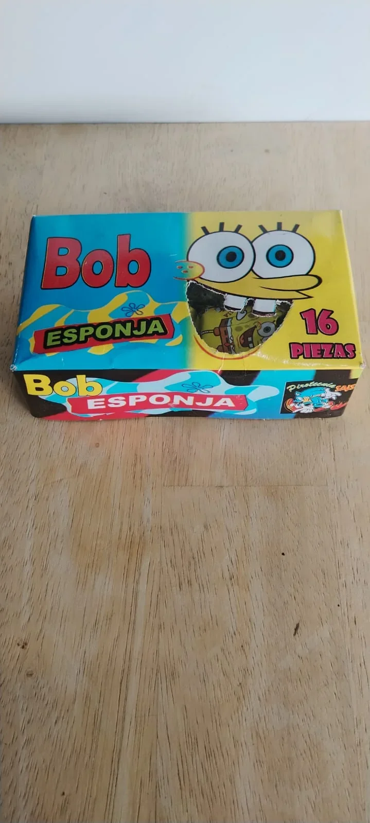 Bob Esponja cracker de color 