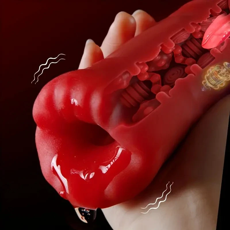 Masturbador para oral con vibración 