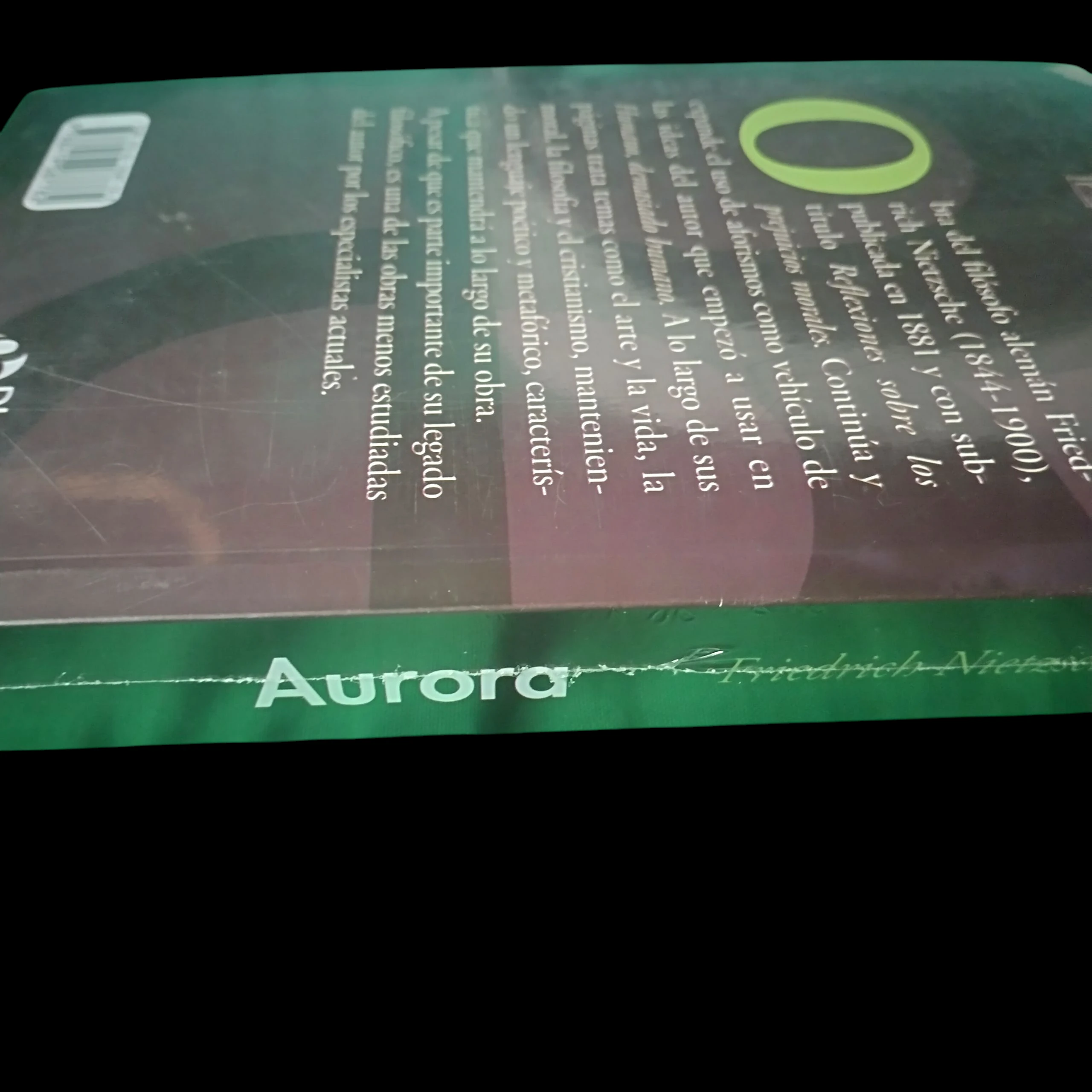 Aurora, Friedrich Nietzsche , nuevo  3