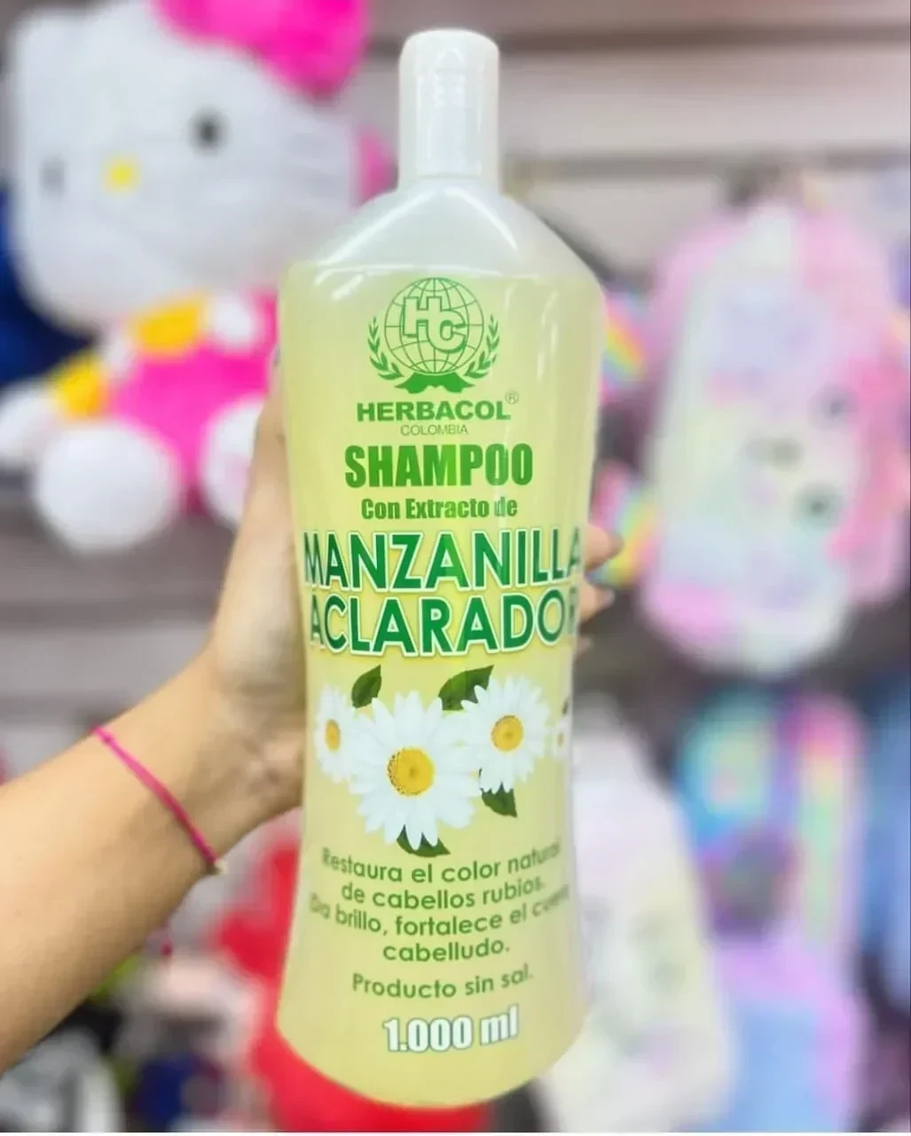herbacol shampoo litro manzanilla