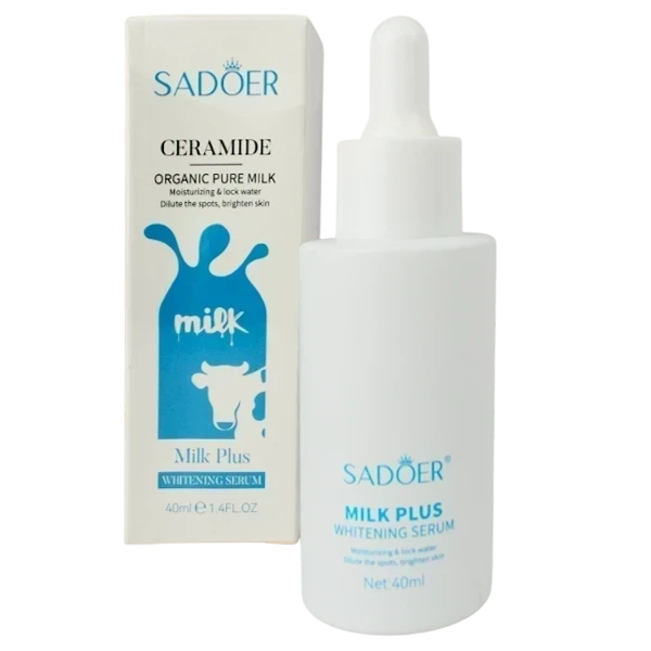 SUERO ACLARADOR CON EXTRACTO DE LECHE Y CERAMIDAS SADOER 40ML.