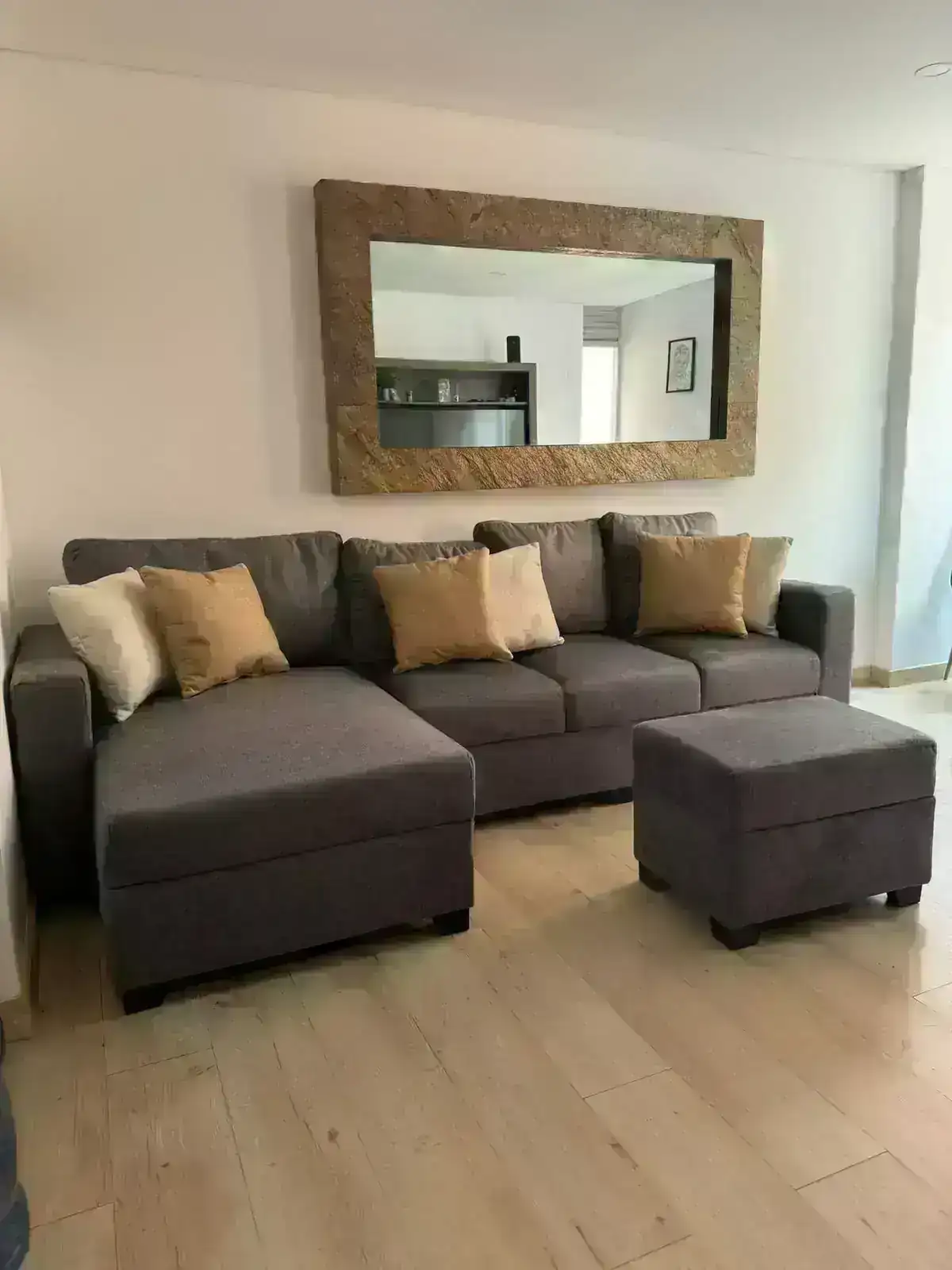 Sala en L moderna  3