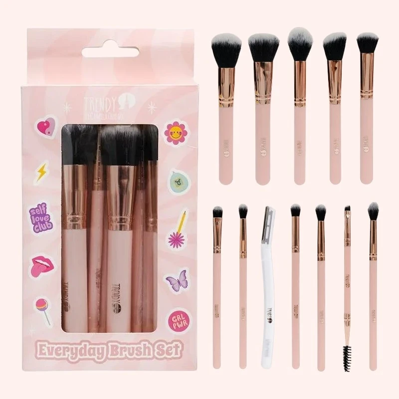 Kit de Brochas Basic Everyday Blush Trendy