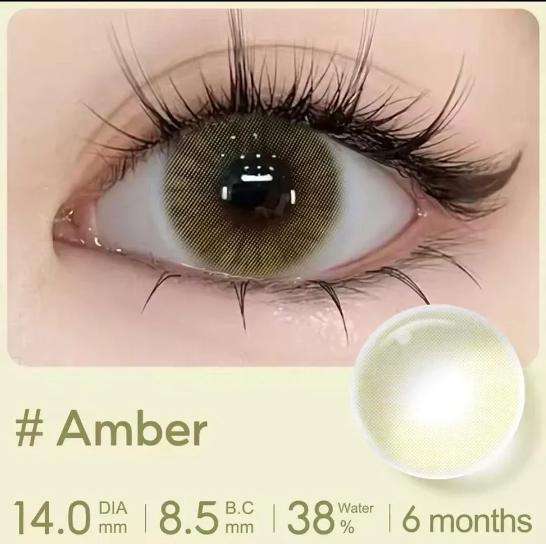 Lentes de contacto - Referencia: AMBER - SIN BORDES - 14.0mm