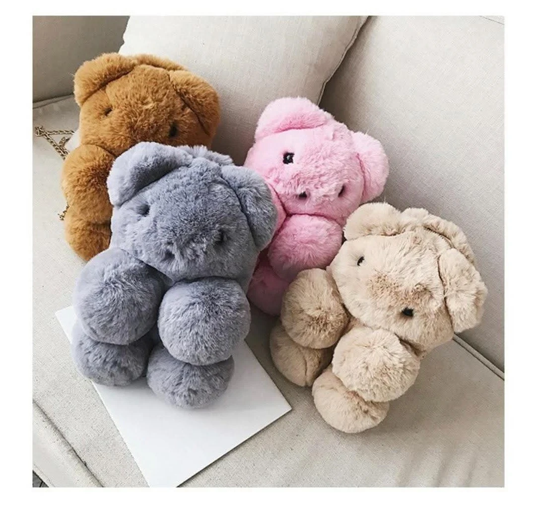  Carterita o mochila de osito 🥰🌸super suave 🎀✨💞