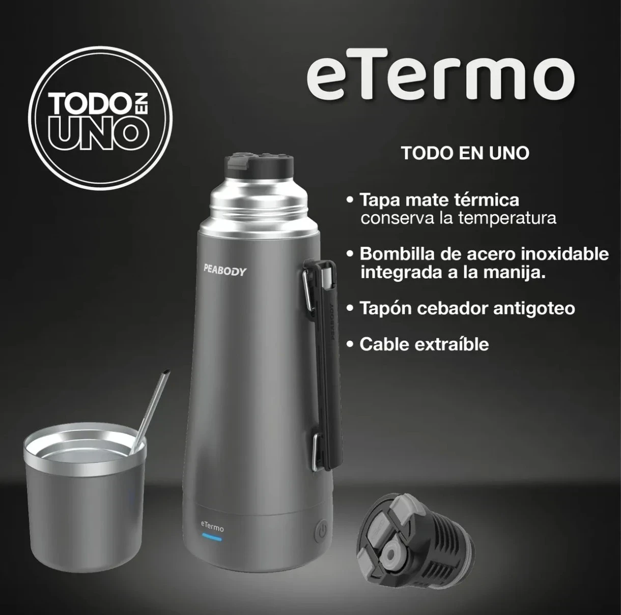 Termo Peabody calentador de agua electrico 3
