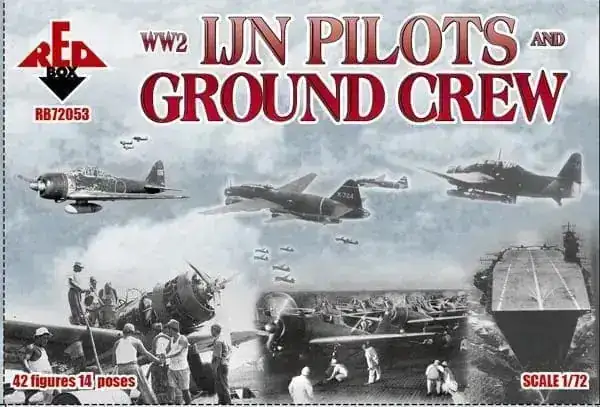 1/72 Red Box WW2 IJN Pilots and Ground Crew