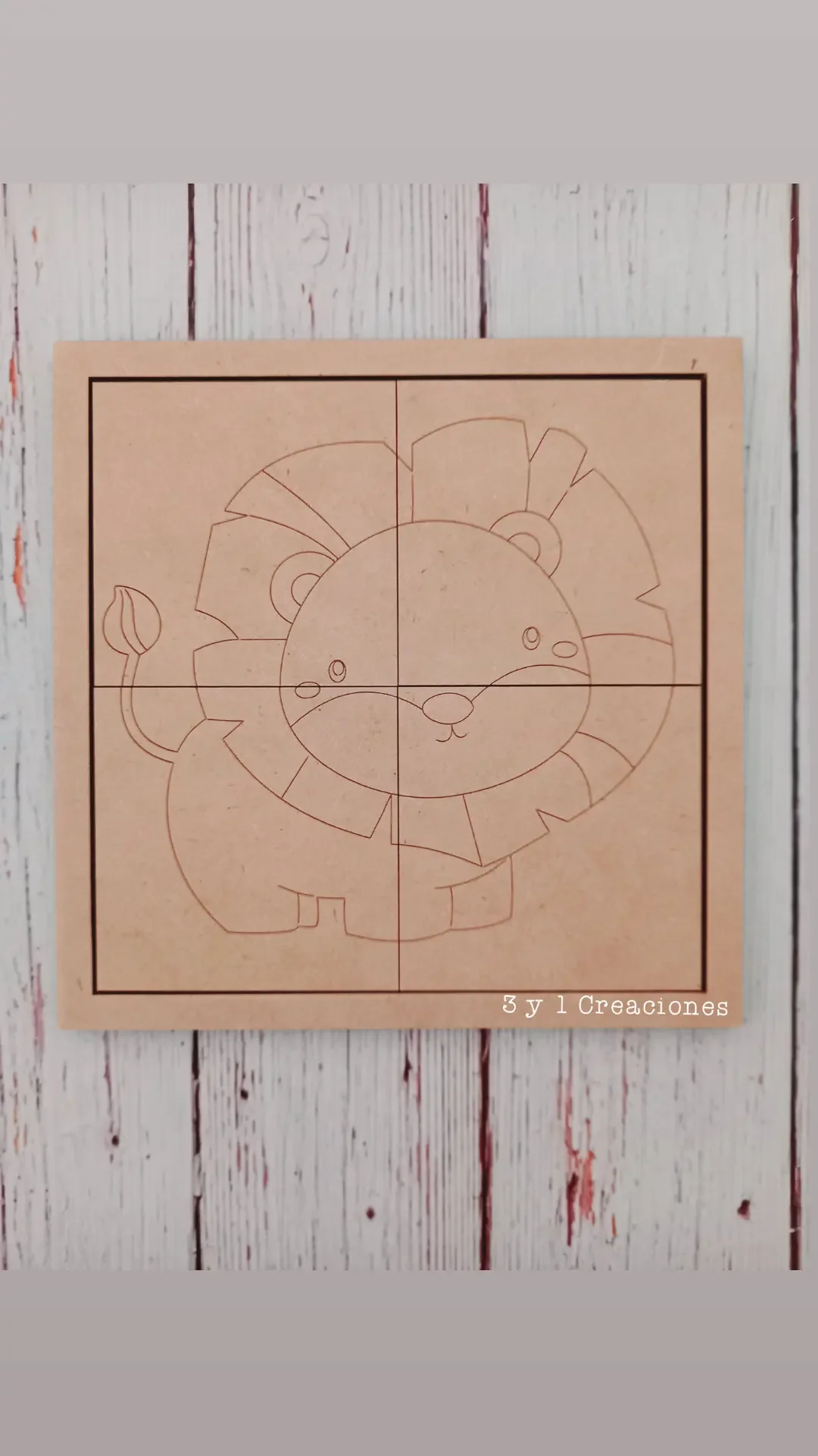 PUZZLE DE 4 PIEZAS  2