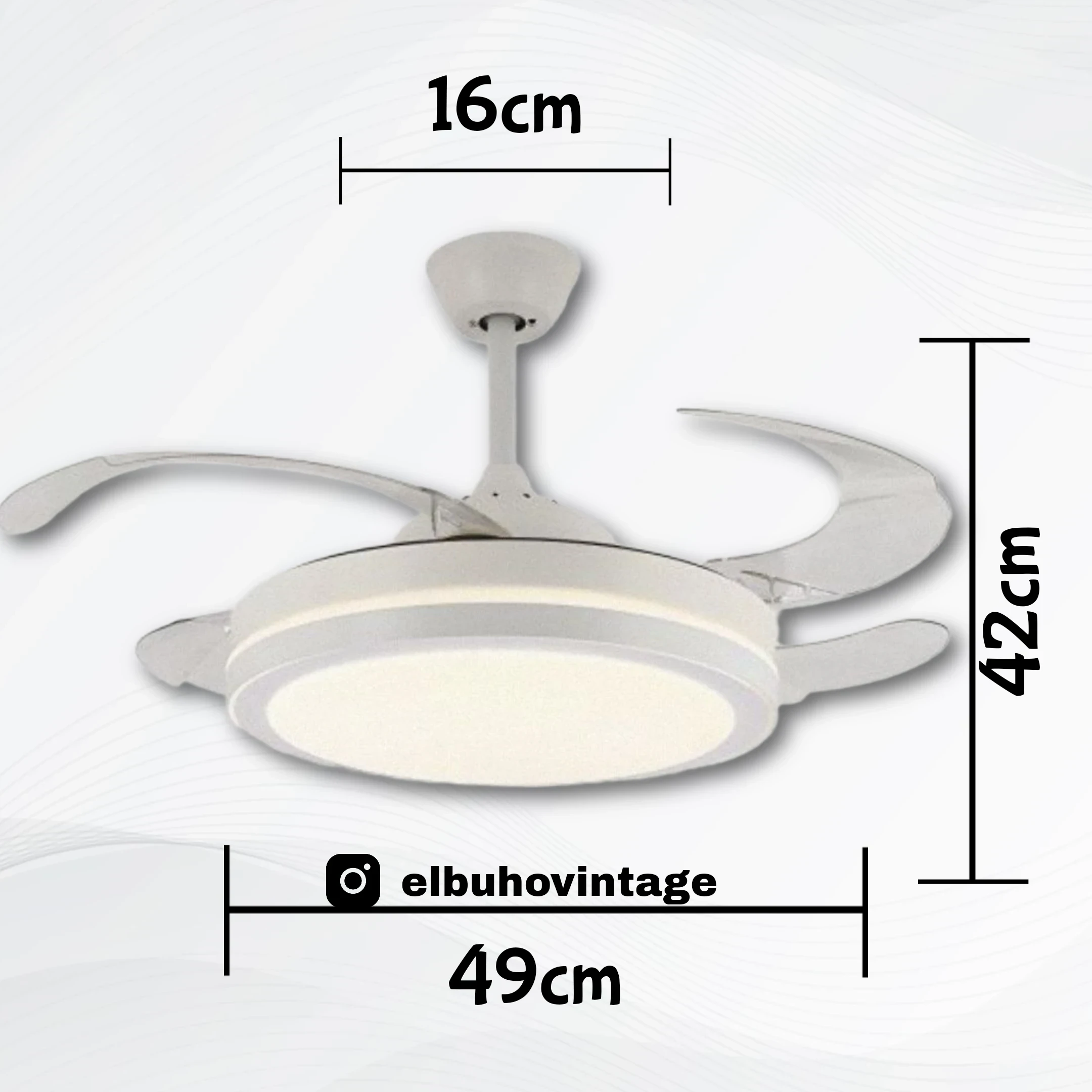 LÁMPARA LED VENTILADOR  6