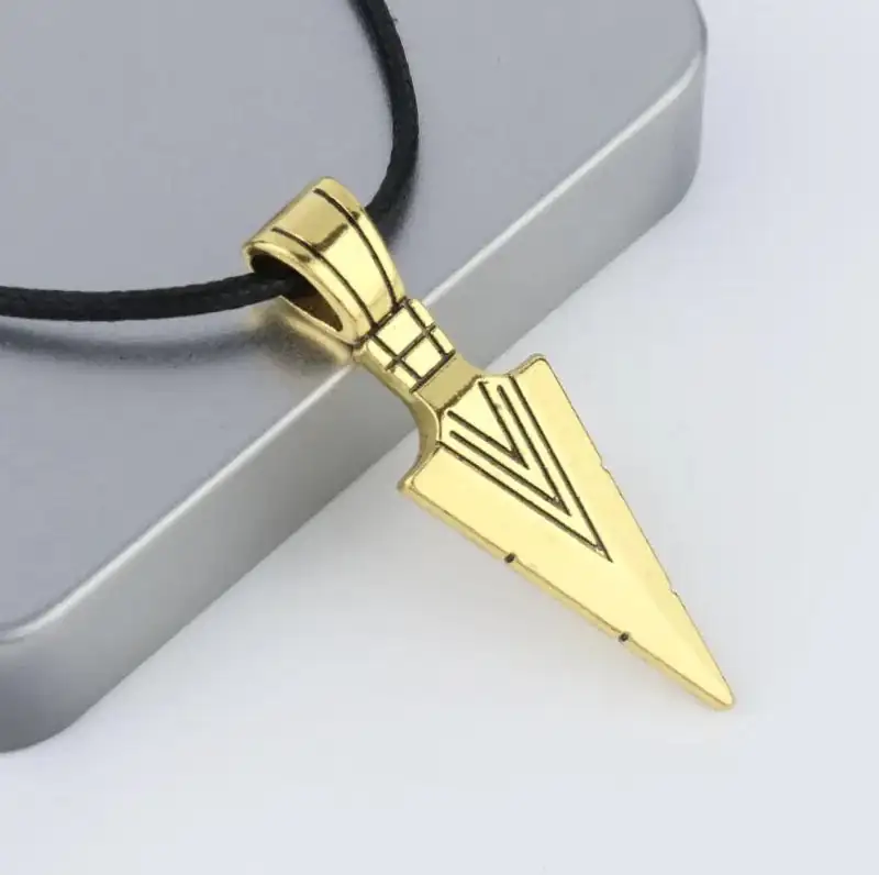 Collar cuerda con dije hombre #1
