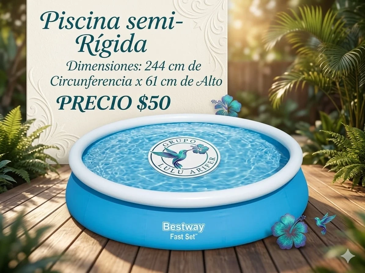 Piscina semi rígida 