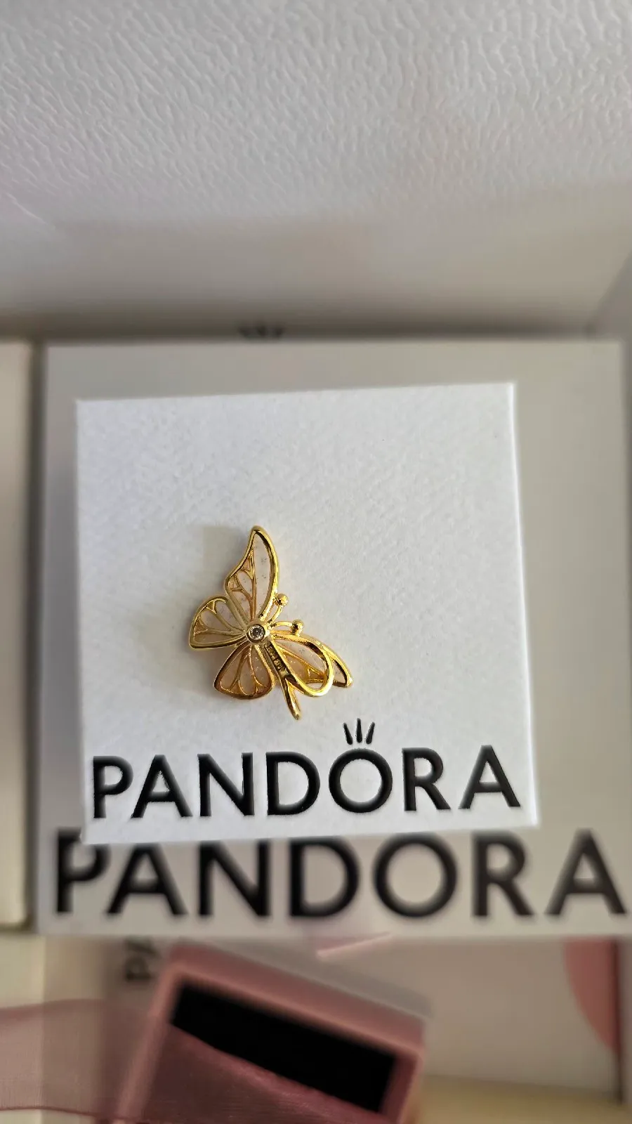 PANDORA 14k Gold Oversized Butterfly Openwork 2