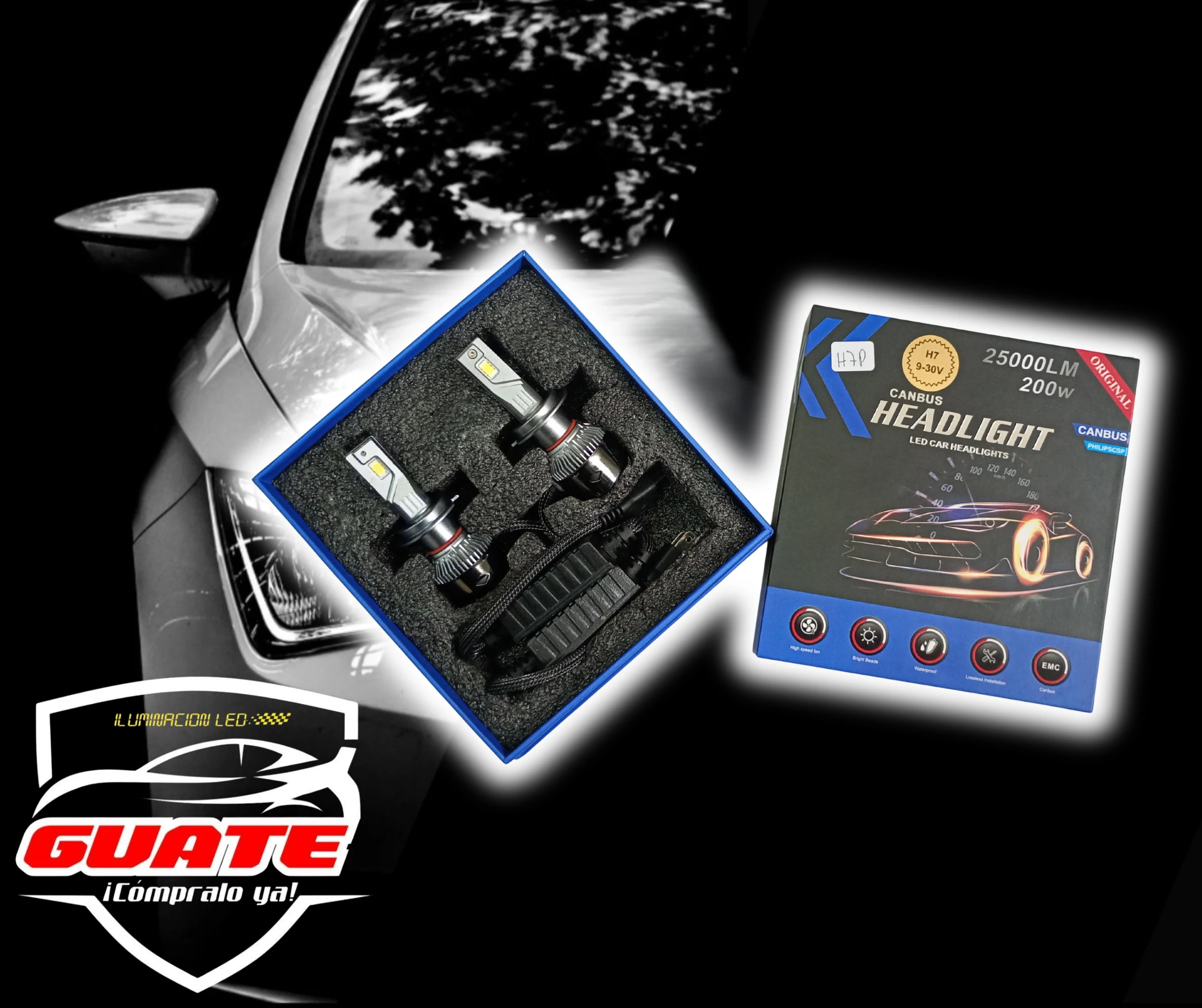 LUCES LED GAMA PREMIUM 25,000 LÚMENES 