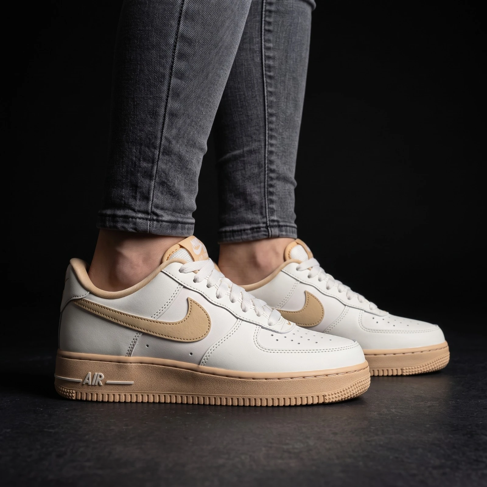 NIKE AIR FORCE 1 LOW '07 SAIL SESAME  2