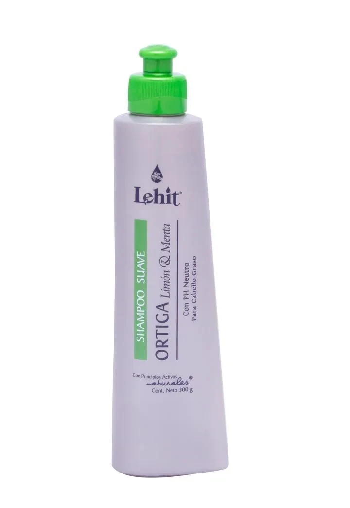lehit shampoo tarro x300 ortiga limon & menta