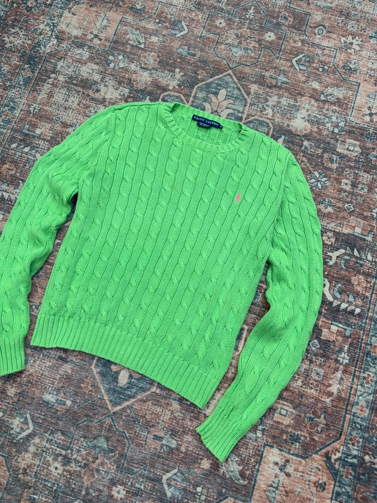 RALPH LAUREN CABLE-KNIT SWEATER 5