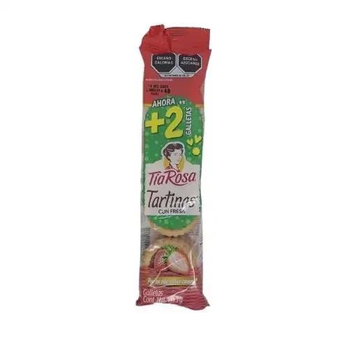 GALLETAS TORTINAS DE FRESA 133 G TIA ROSA