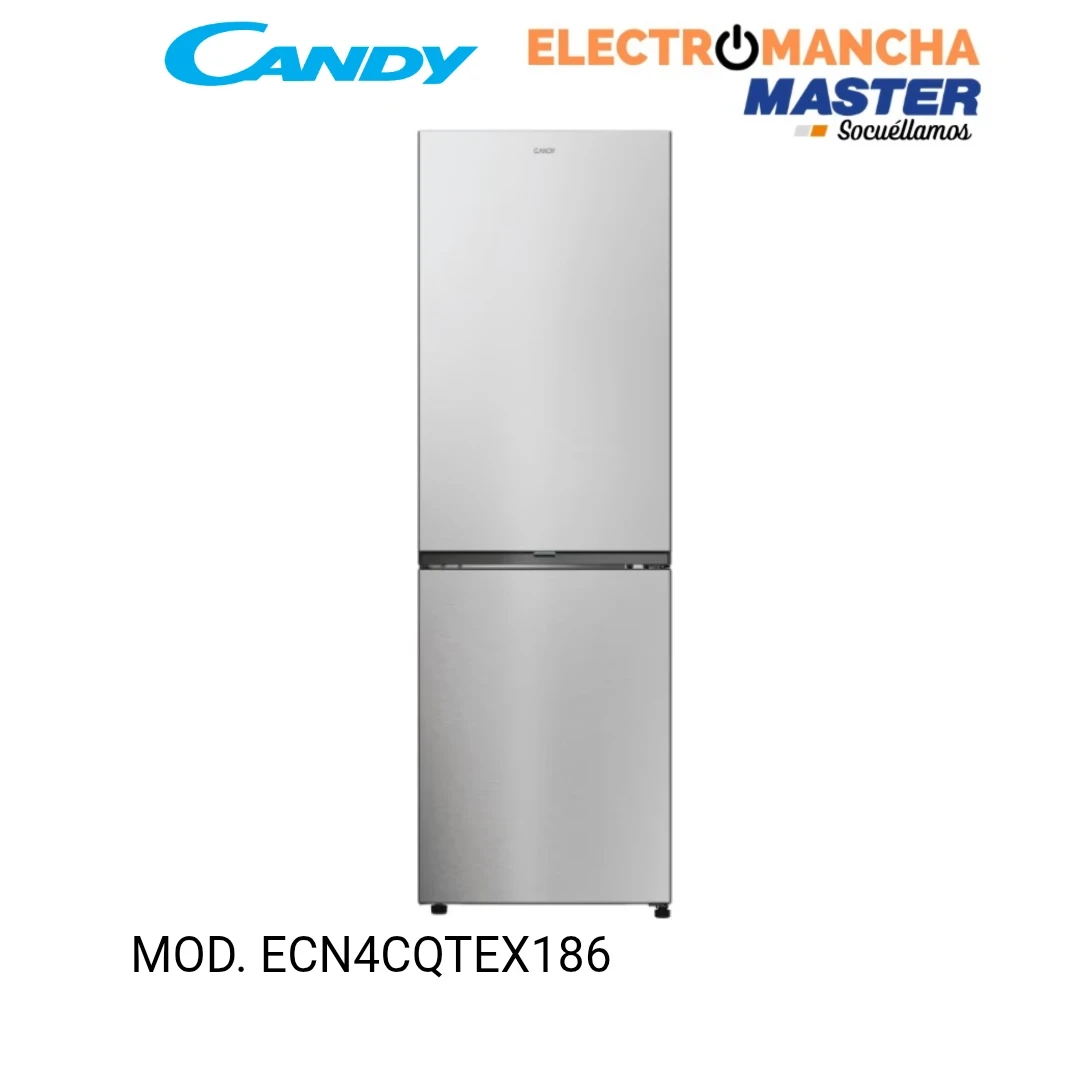 FRIGO COMBI CANDY ECN4CQTEX186 INOX NF E