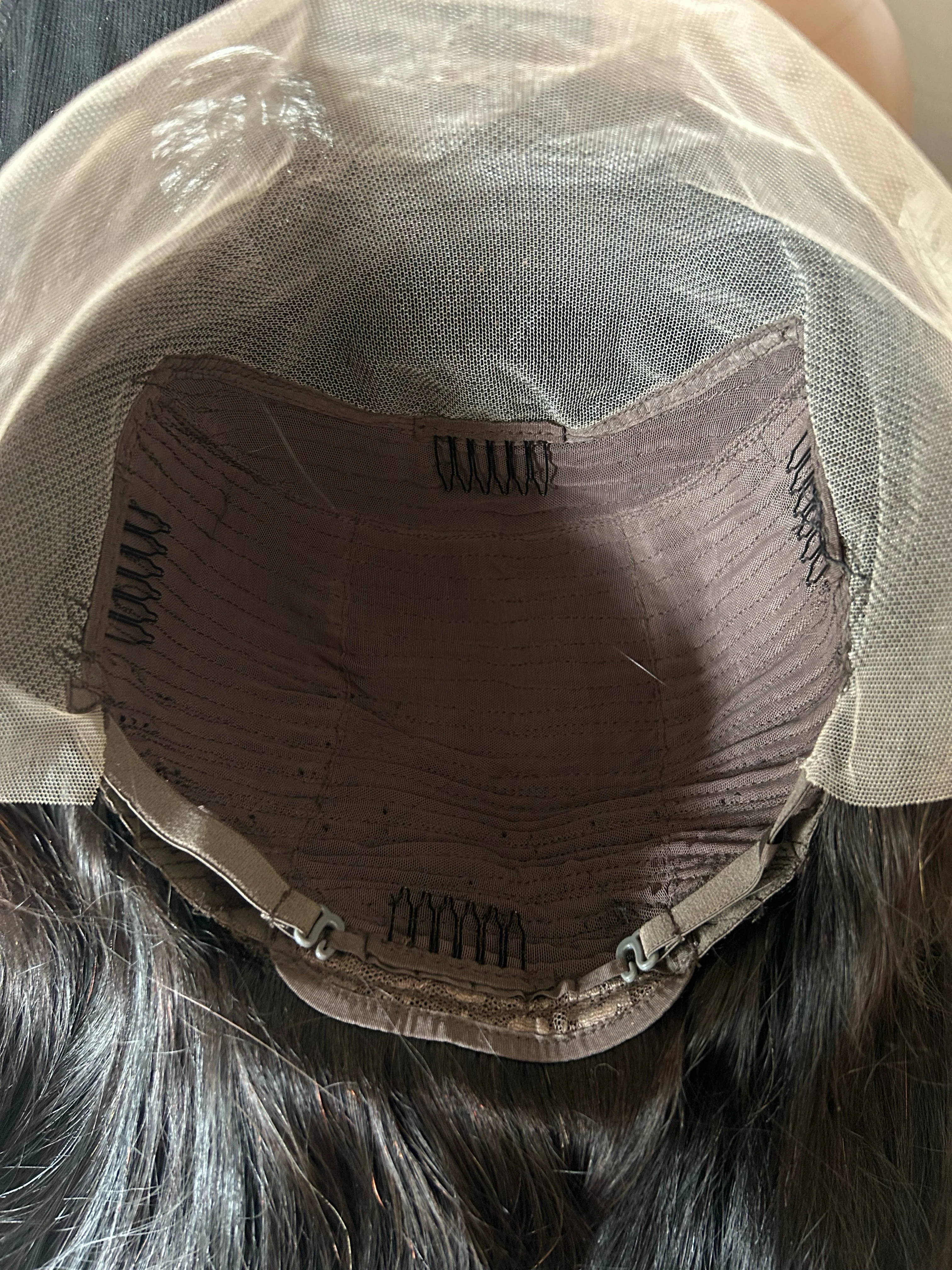 Peluca lisa de cabello humano, 28 pulgadas, 13x4 frontal lace  180 densidad  7
