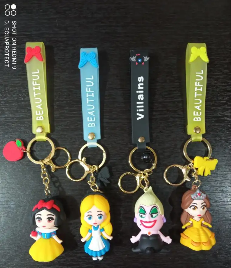 LLAVERO PRINCESAS & VILLANAS DISNEY 🍎👸🏻👸🏼🦑