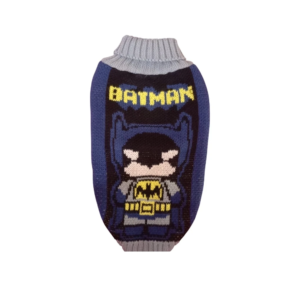Chompa de hilo hipoalergénico importada diseño Batman 