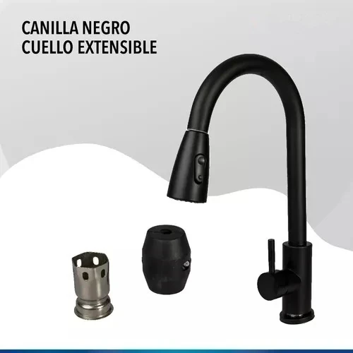 Canilla Grifería Duchador Monocomando Extensible Cocina m05 5