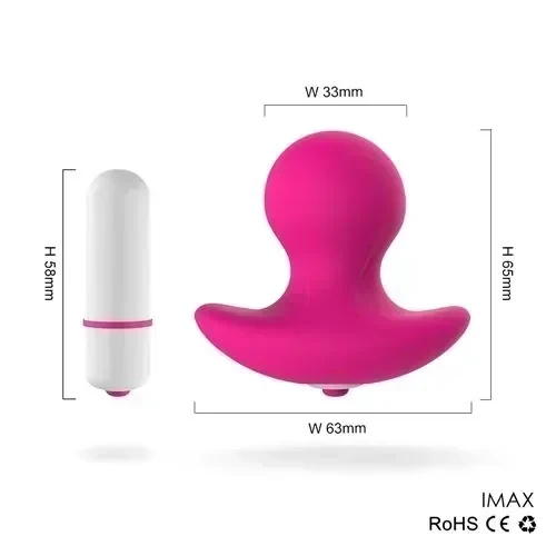 Mini Plug Anal Vibrador 2