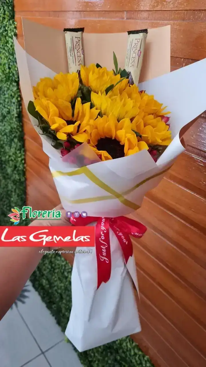 7 girasoles