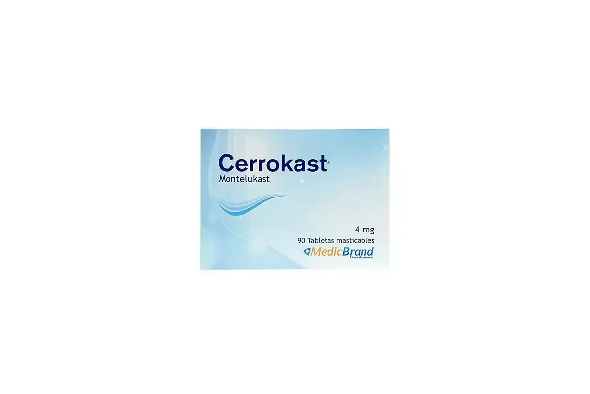 CERROKAST 4 MG X 90 TBL MASTICABLES