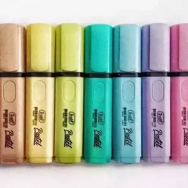 Resaltador Trabi Chato Pastel UNIDAD