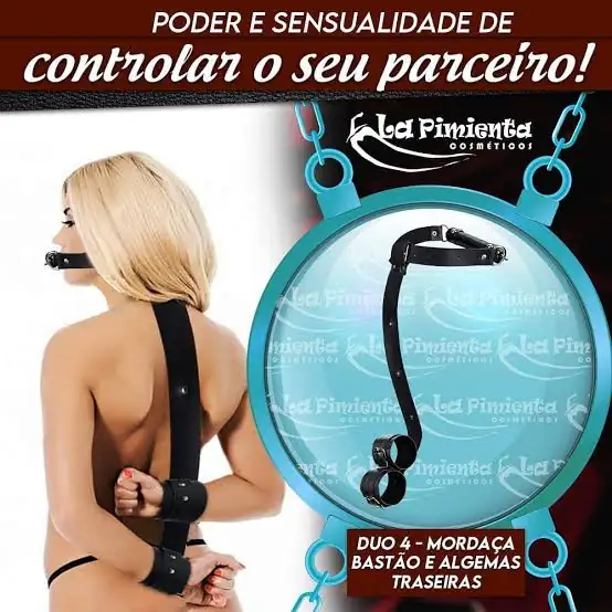 Algemas traseira com mordaça  3