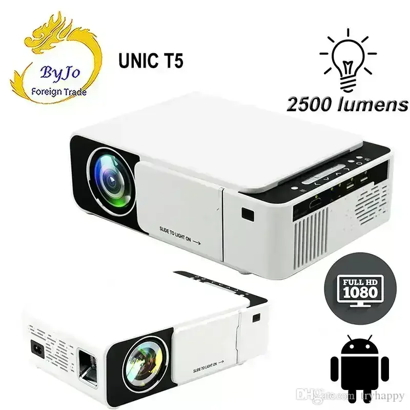 PROYECTOR T5 WI FI, YOUTUBE, DUPLICADOR DE PANTALLA DE CELULAR  2