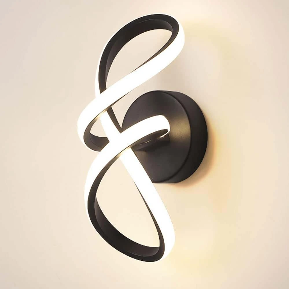 LAMPARA PARED LED SIGNATURE NEGRA 10W 3