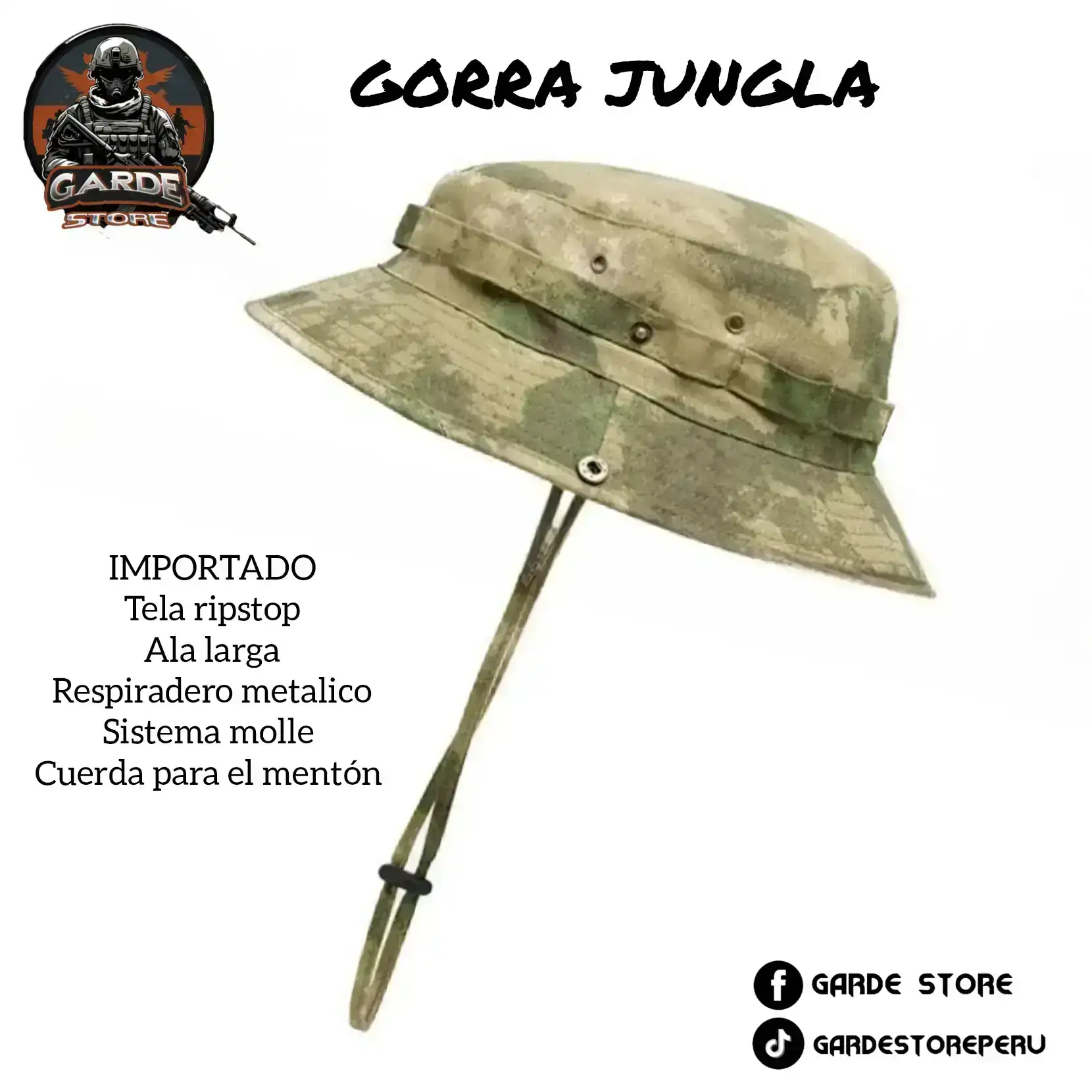 Gorra jungla importado 30/1 4