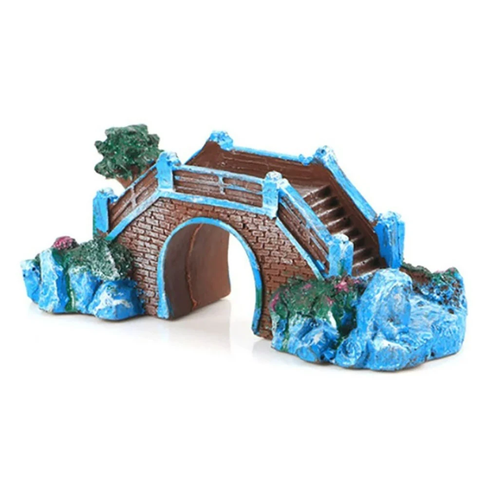 Adorno de Resina Puente Medieval 11*6*5cm Aq-175