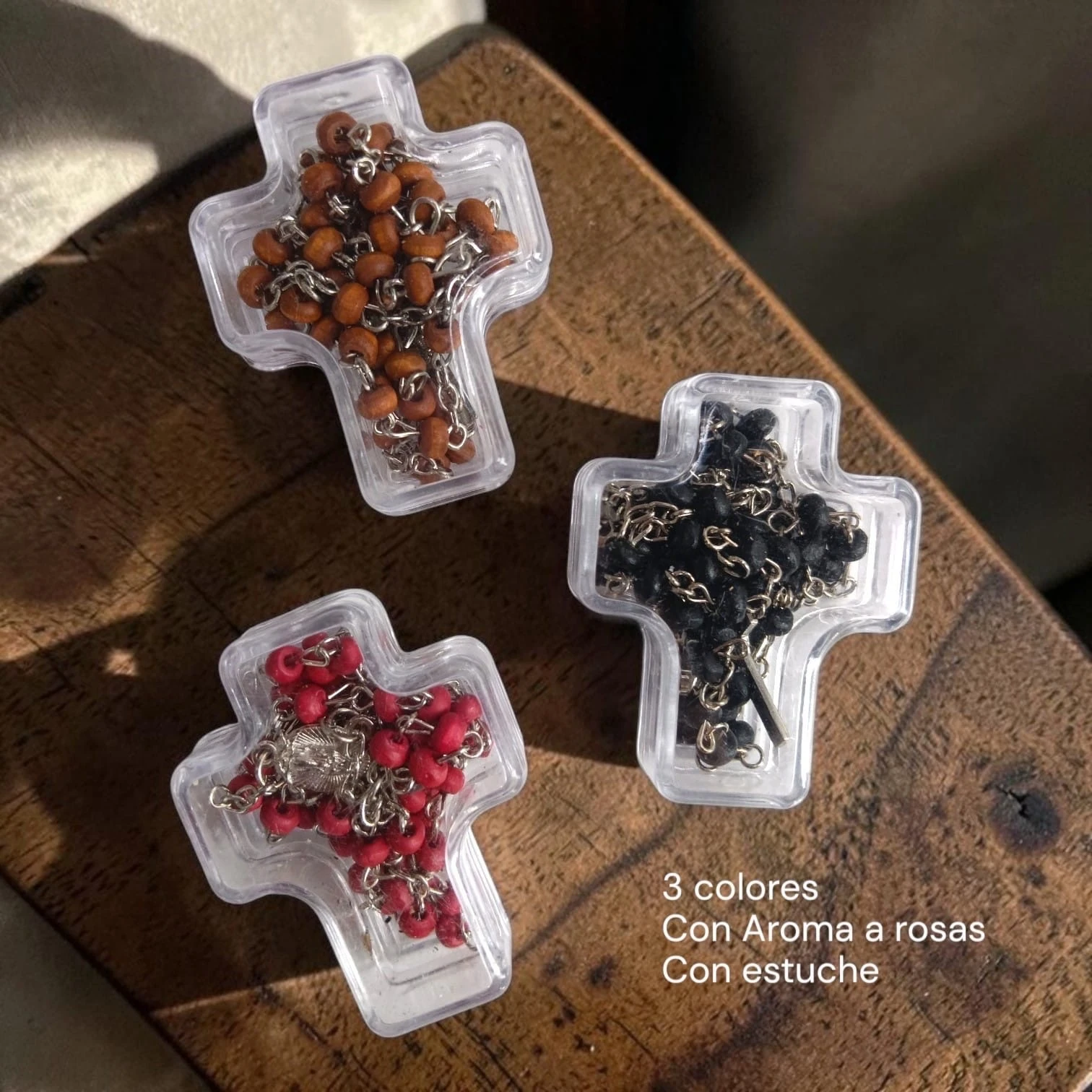 DOCENA DE ROSARIO AROMA Y CON ESTUCHE LENTICULAR 2