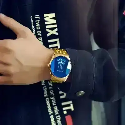 Reloj Original en acero inoxidable resistente al agua 💧