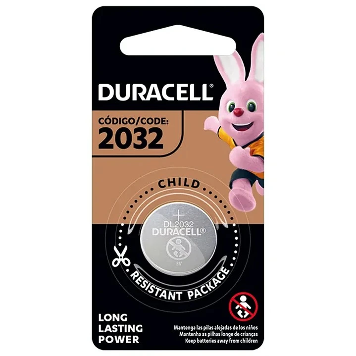 Pila de Litio Duracell CR2032 3V Moneda | Electrónica Joma