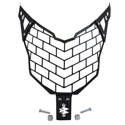 NS 150 / NS 160 / NS 200 / P. de Farola acero negro logo 3d cromado ML