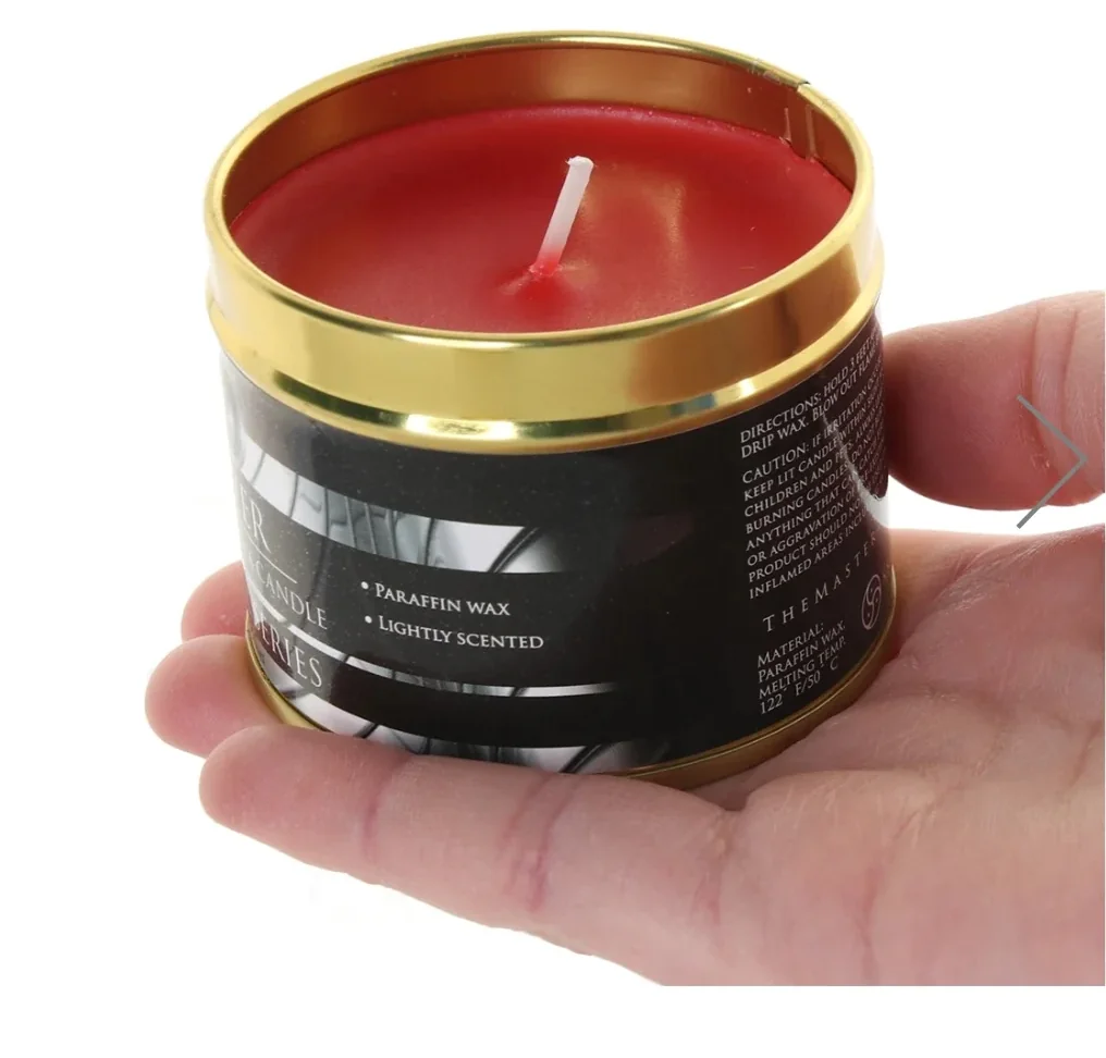 Master Series Fever Hot Wax Candle Red 2