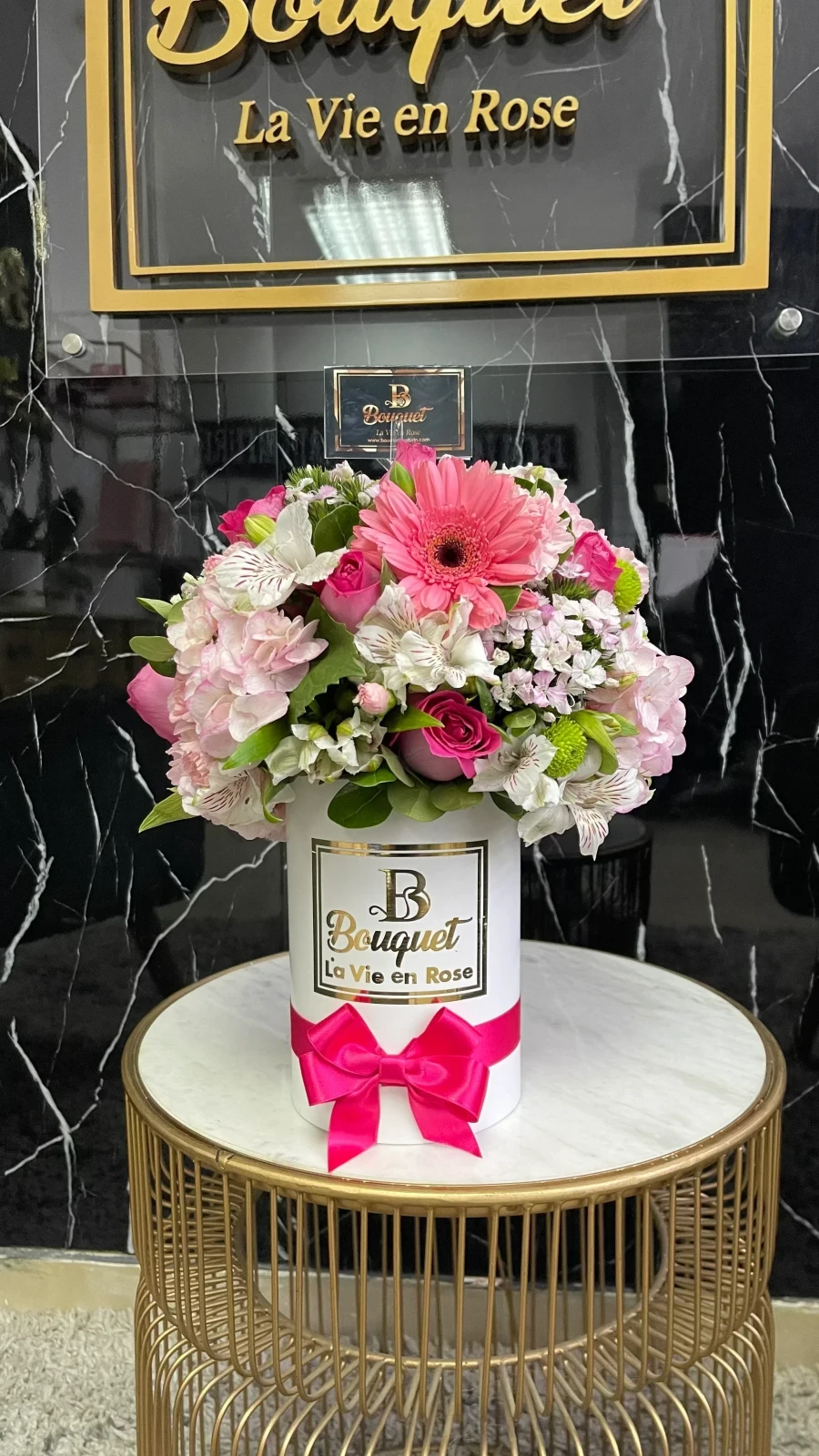Topiario pequeño flores surtidas 4