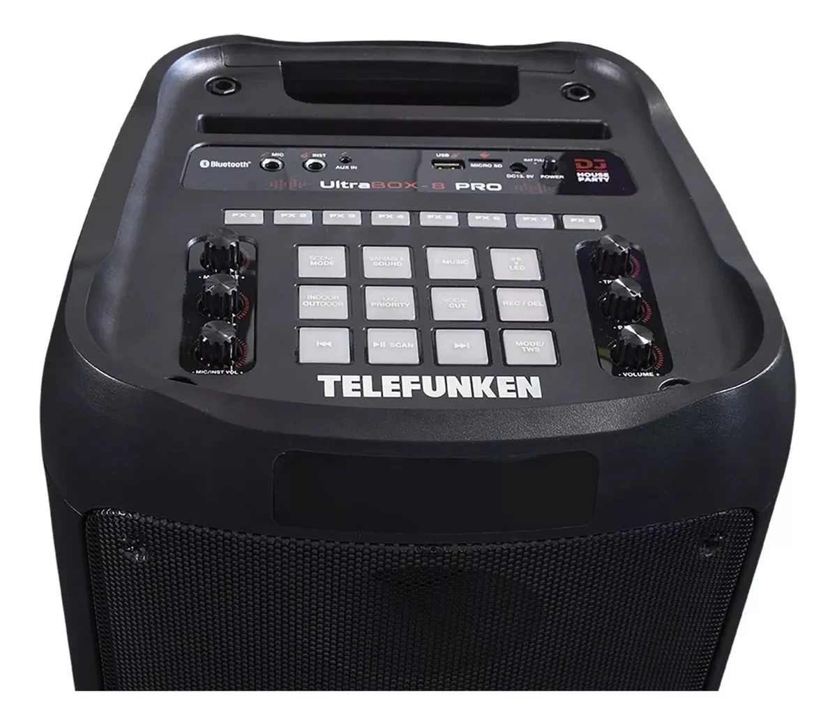 Parlante Portátil Telefunken Ultrabox 8 Pro Bluetooth Led 2