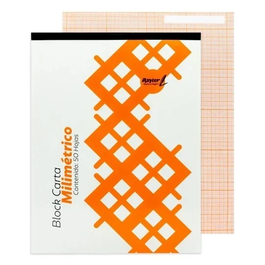 block milimetrico 50 h carta 