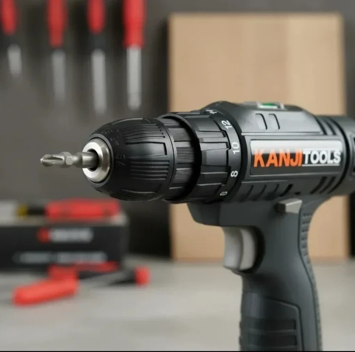 ATORNILLADOR INALÁMBRICO KANJI TOOLS 12V NEGRO