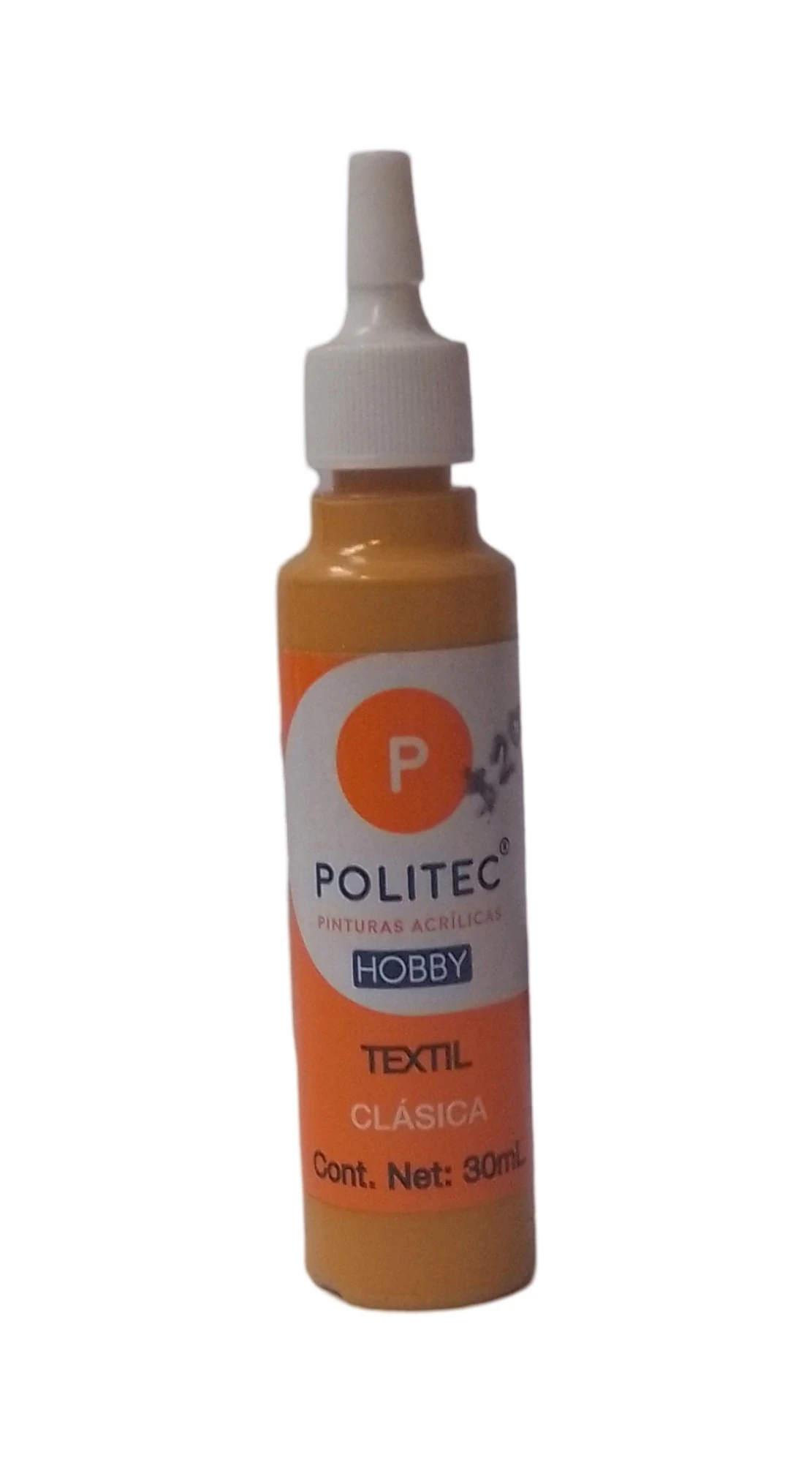 Pintura textil 30 ml politec ocre