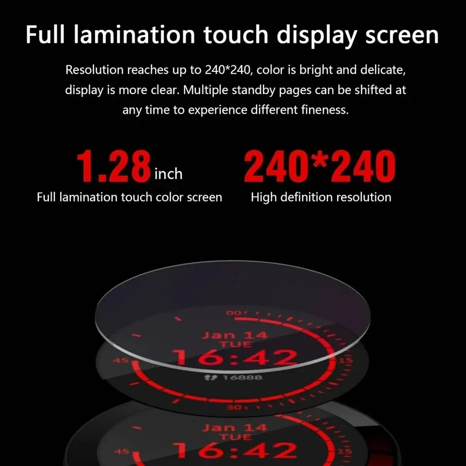 Smartwatch IOS RED 3