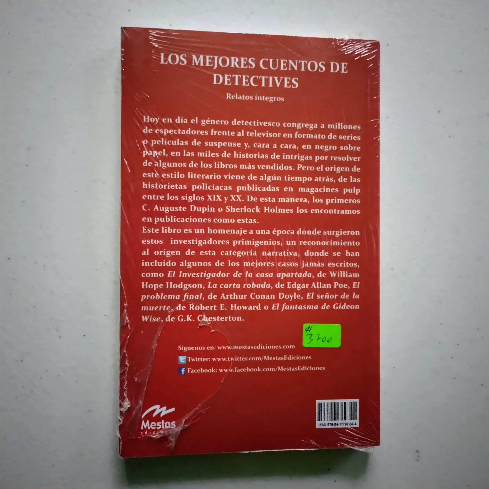Los mejores cuentos de detectives, nuevo 2