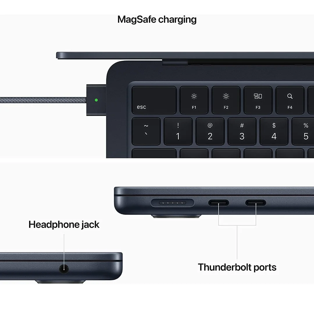 Laptop MacBook Air 2022 con chip M2 256GB 13.6" 6