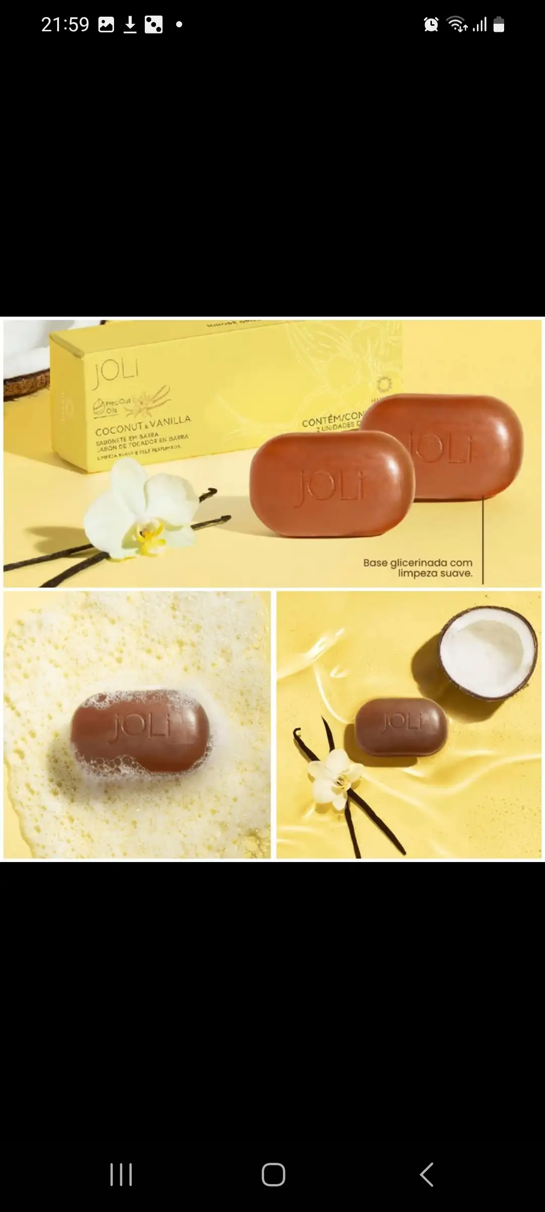 Jabon sabor coco 2
